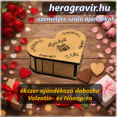gravírozott ékszer ajándékozó doboz